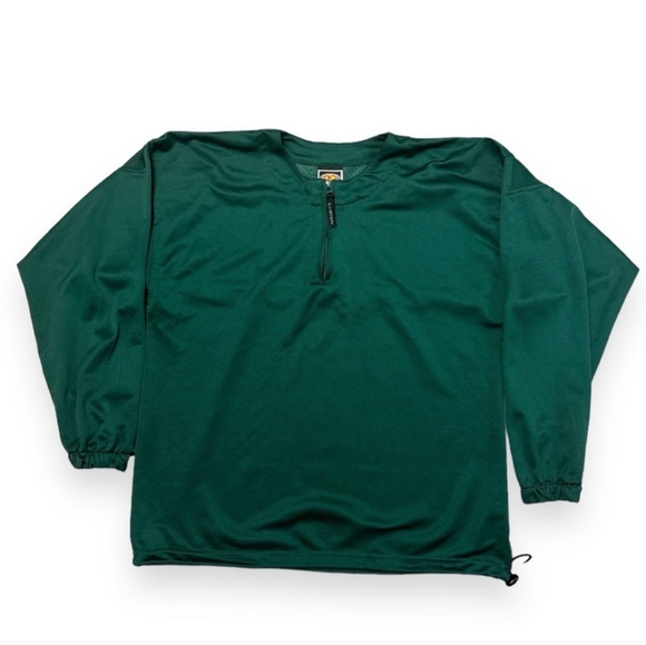 EASTON Long Sleeve Quarter Zip Baseball Cage Jacket Pullover - Picture 2 of 6